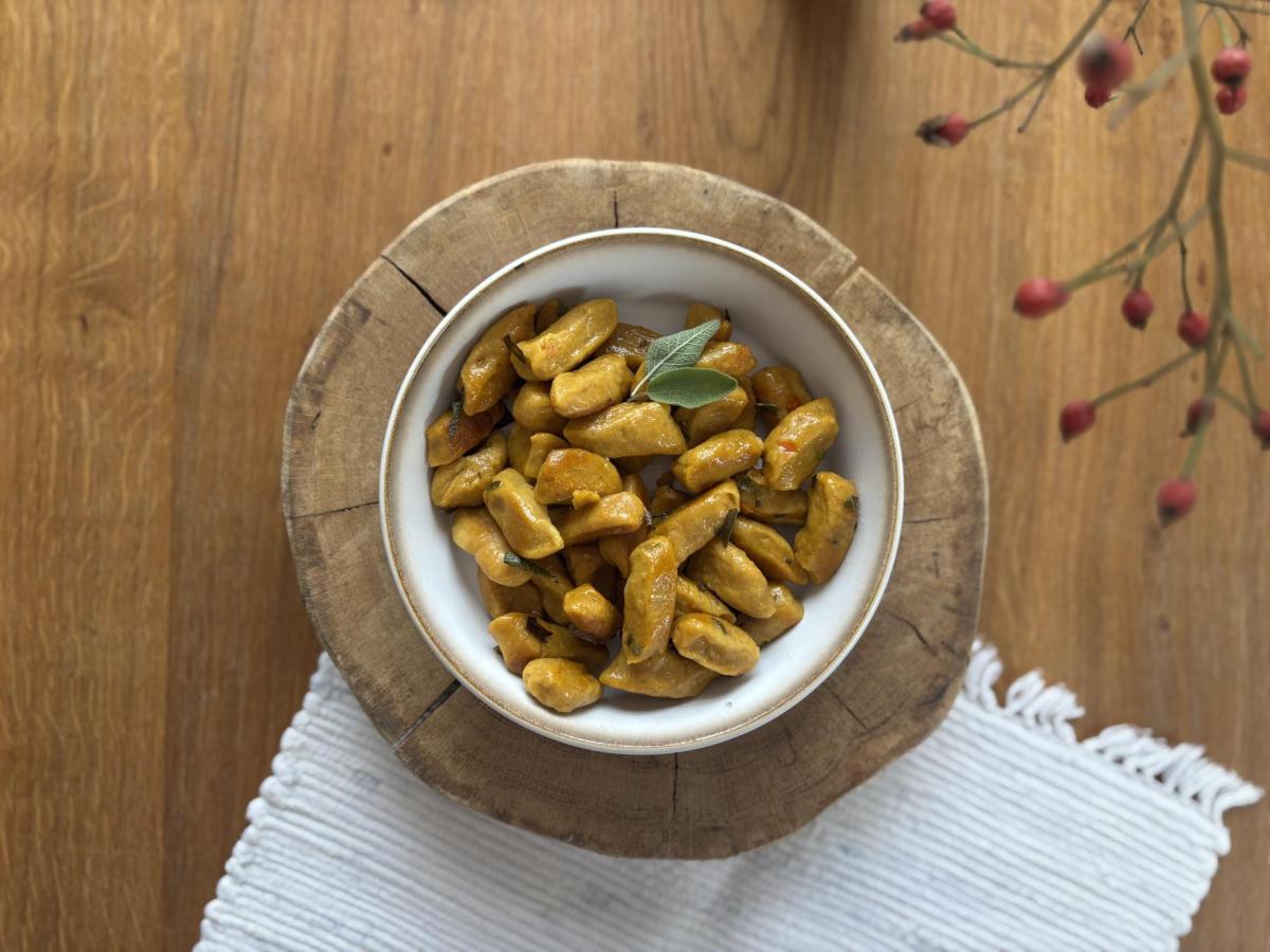 Dýňové noky na šalvějovém másle