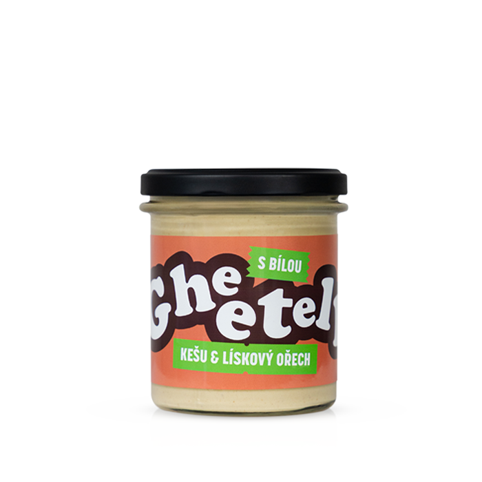 Gheetella lískový ořech s bílou čokoládou