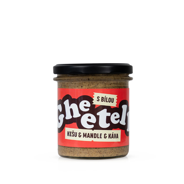 Gheetella kešu, mandle a káva