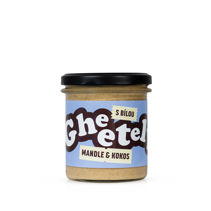 Gheetella mandle kokos s bílou čokoládou