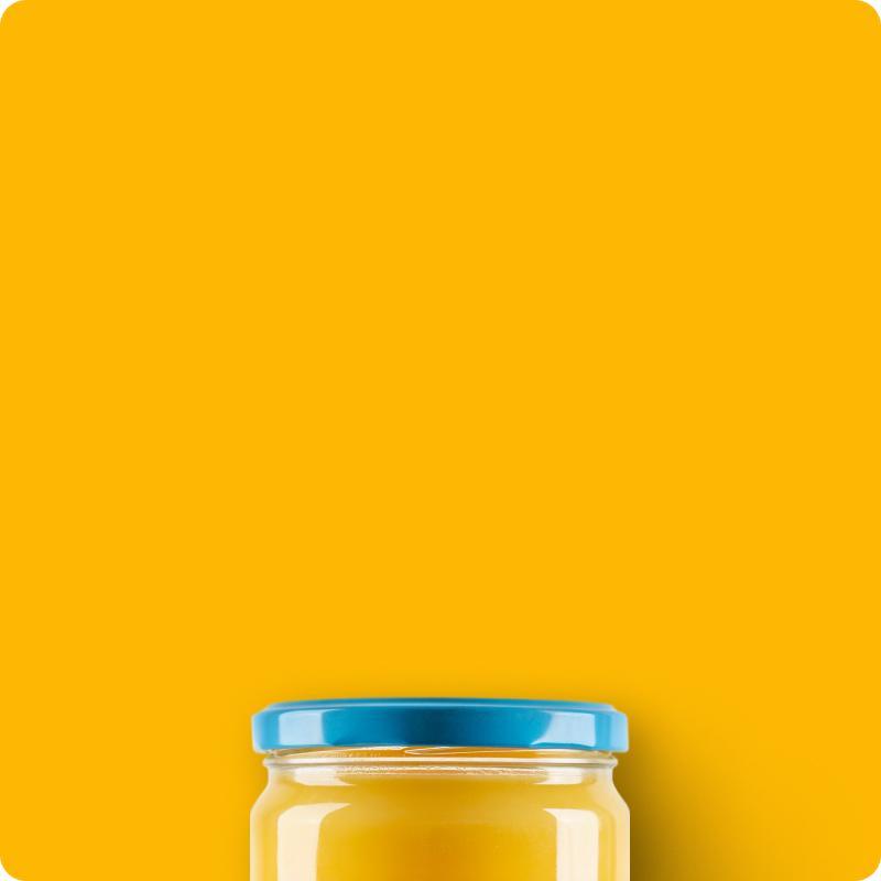 Ve spíži vám vydrží neotevřená sklenice Ghee až 24 měsíců.