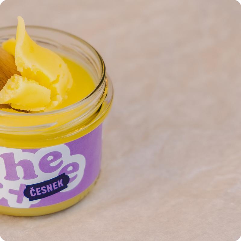 Otevřete Ghee+ česnek