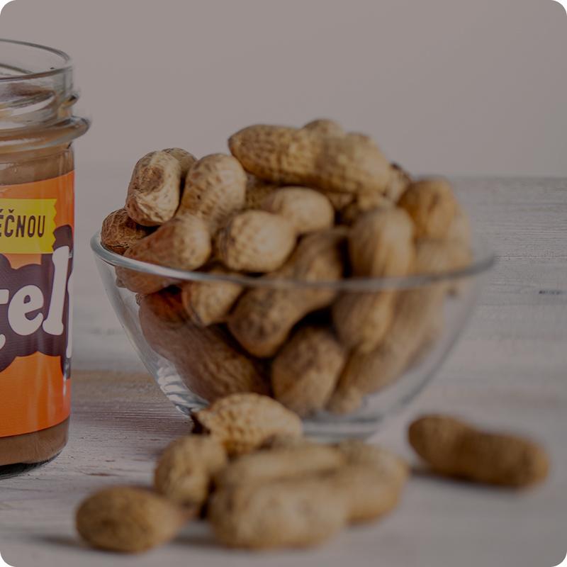 Pražené kvalitní arašídy