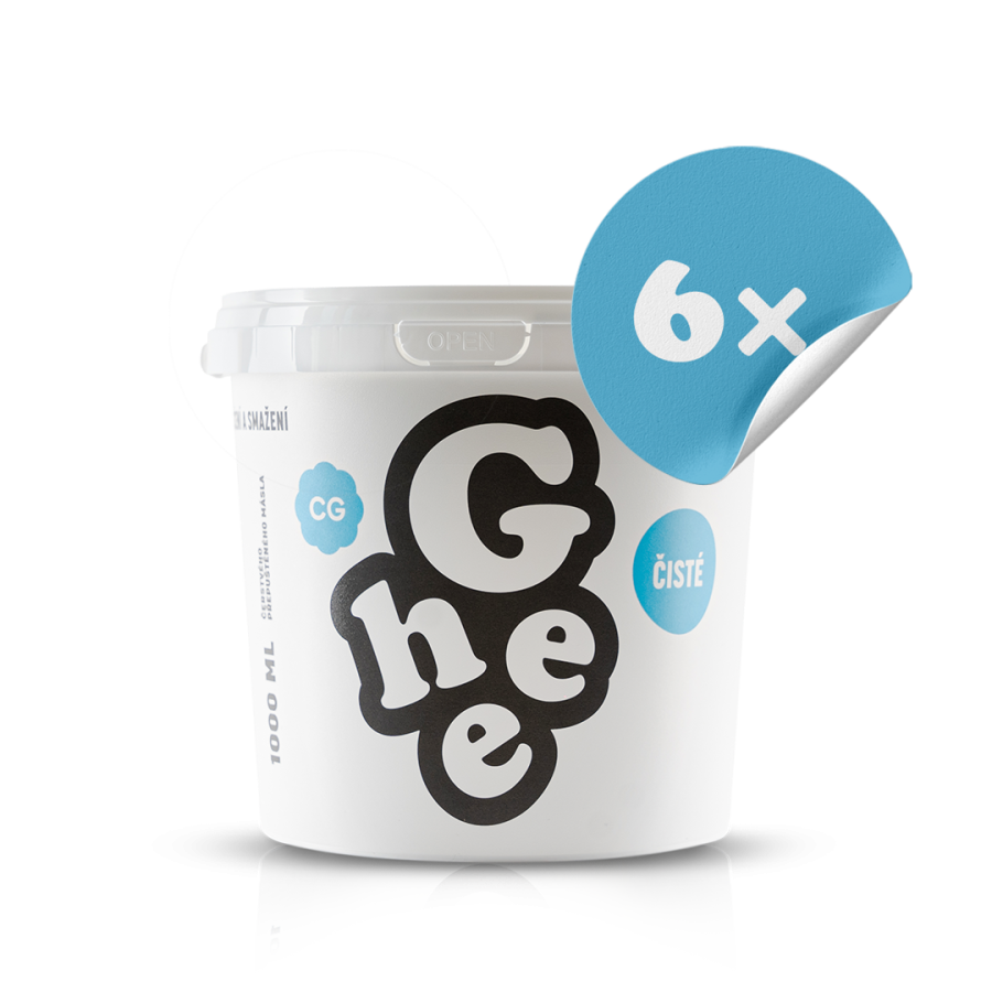 Ghee | přepuštěné máslo | 900g čisté - karton 6ks