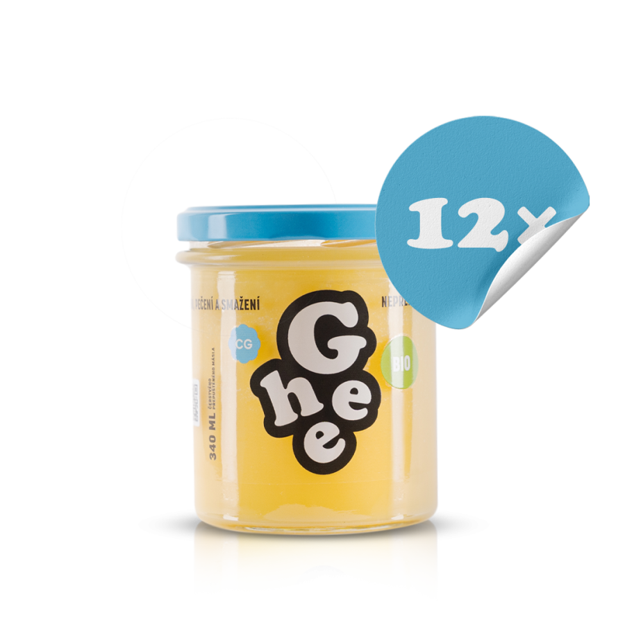 Ghee | přepuštěné máslo | 270g BIO - karton 12ks