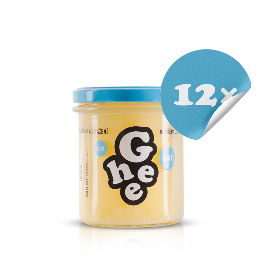 Ghee | přepuštěné máslo | 270g čisté - karton 12ks