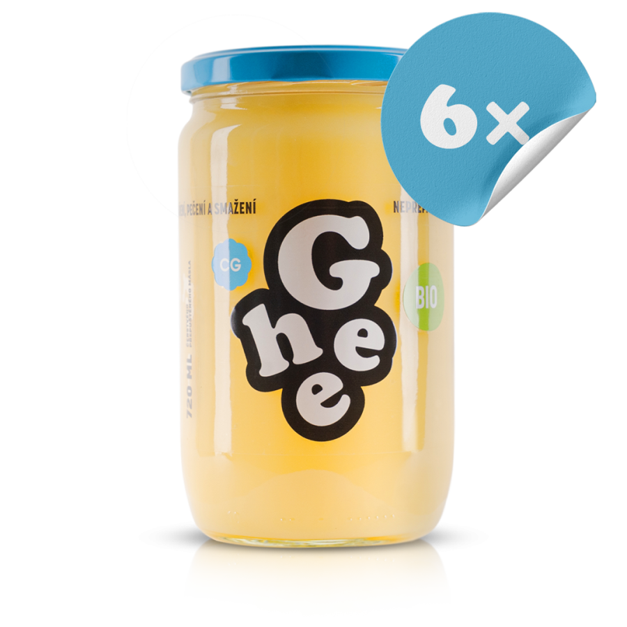 Ghee | přepuštěné máslo | 590g BIO - karton 6ks