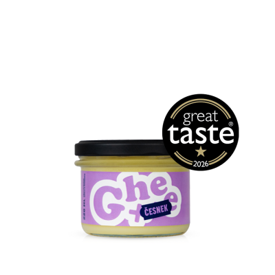 Ghee+ | přepuštěné máslo | česnek 180 g