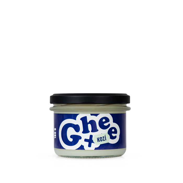Ghee+ | přepuštěné máslo | kozí BIO 180 g