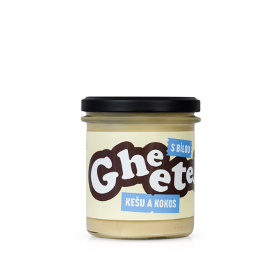 Gheetella® | 320g Kešu & kokos s bílou čokoládou