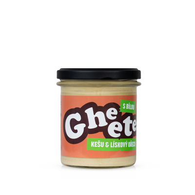 Gheetella® | 320g Kešu & lískový ořech s bílou čokoládou