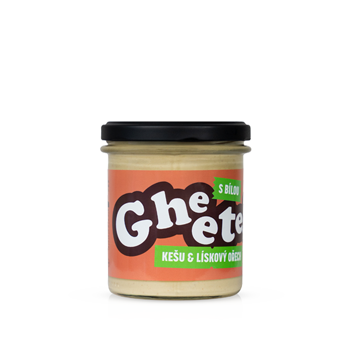 Gheetella® | 320g Kešu & lískový ořech s bílou čokoládou