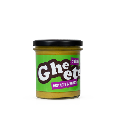 Gheetella® | 320g Pistácie & kokos s bílou čokoládou