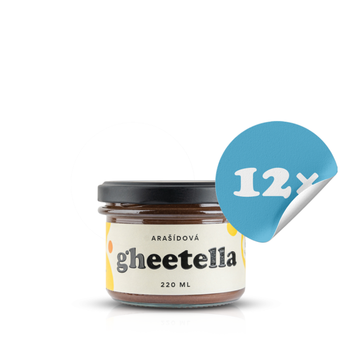 Gheetella® | 220ml arašídová BIO - karton 12ks