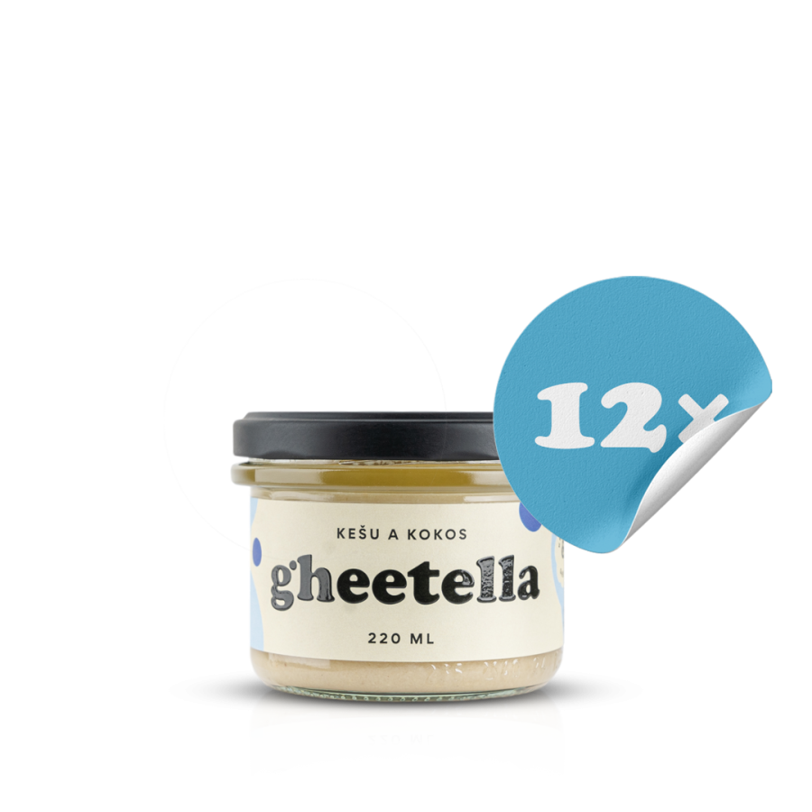 Gheetella® | 220ml kešu & kokos - karton 12ks