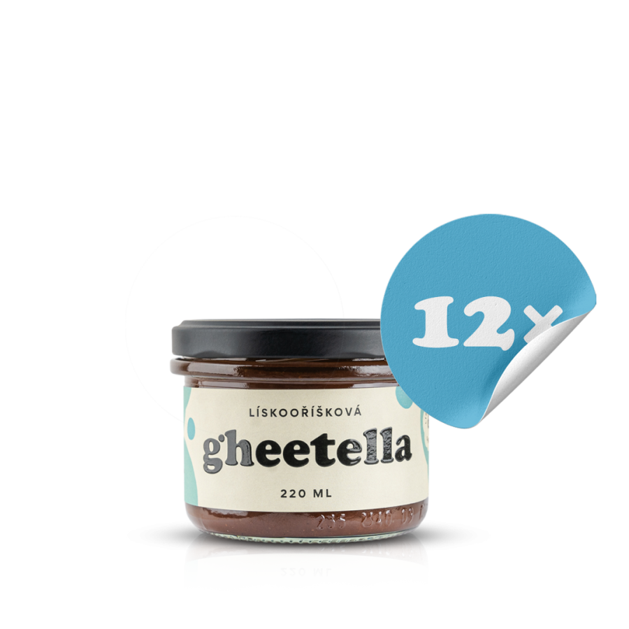 Gheetella® | 220ml lískooříšková - karton 12ks
