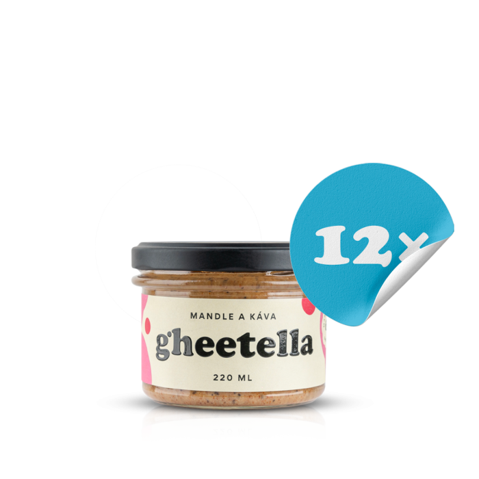 Gheetella® | 220ml mandle & káva - karton 12ks