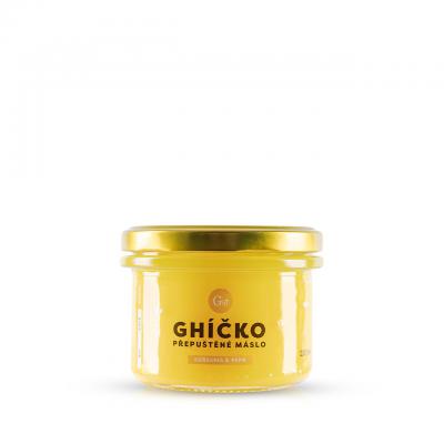 Ghee+ | přepuštěné máslo | 220ml kurkuma & pepř