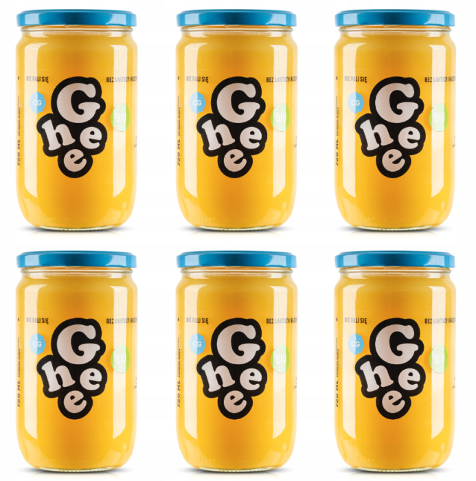 Ghee | přepuštěné máslo | 6x 590g BIO (Allegro)