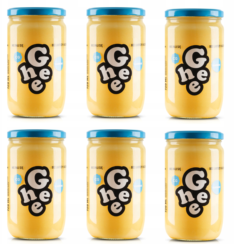 Ghee | přepuštěné máslo | 6x 590g čisté (Allegro PL)