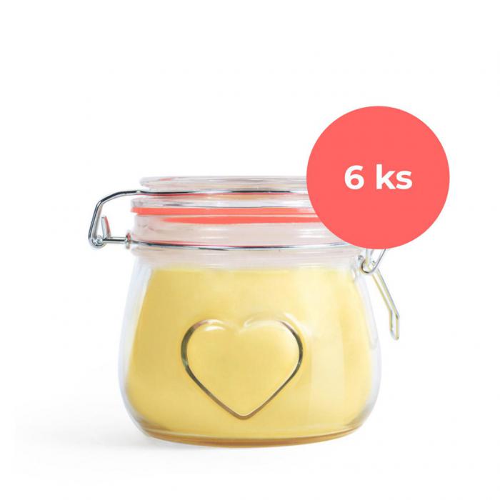 Ghee | přepuštěné máslo | Srdce 500ml čisté - karton 6ks