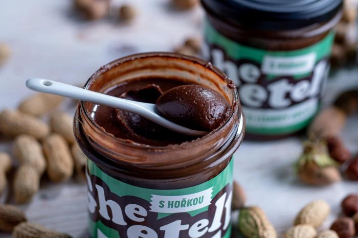 Gheetella® | 320g Arašídy & lískový ořech s hořkou čokoládou